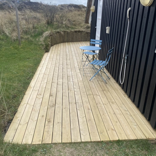 ny træterrasse i Esbjerg