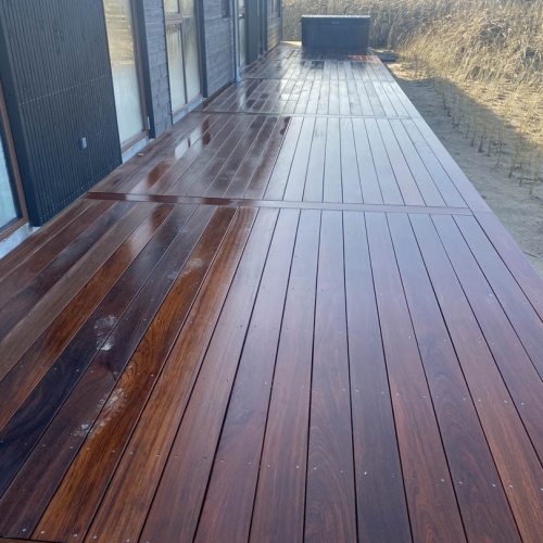 træterrasse nær heden