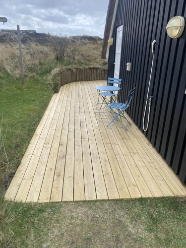 ny træterrasse i Esbjerg