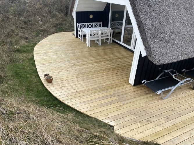 ny træterrasse i Varde