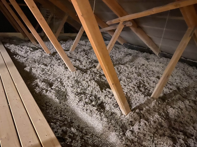 papiruld isolering af loft