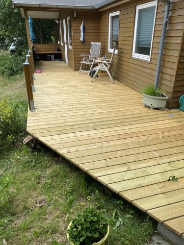 træterrasse i Bramming